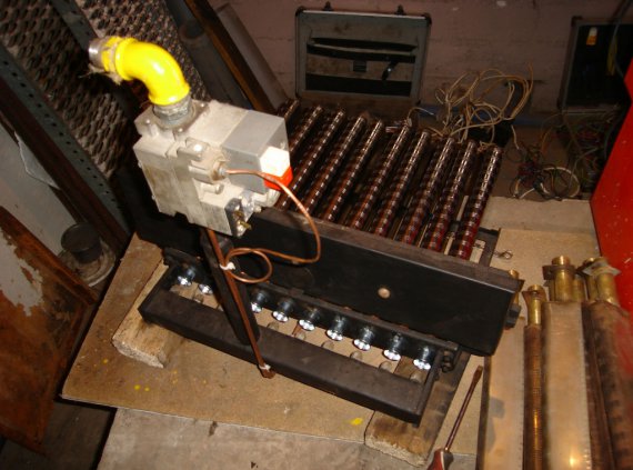 palnik gazowy KZ-4G 76 kW po remoncie